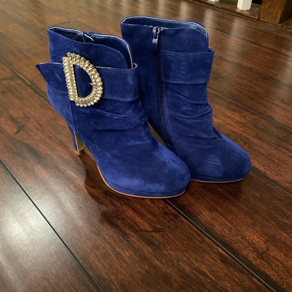 Blue heels!